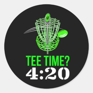 Funny Frolf Shirt - Frisbee Golf T Shirt - Tee Tim Classic Round Sticker