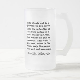 Funny frosted beer mugs birthday humour gifts