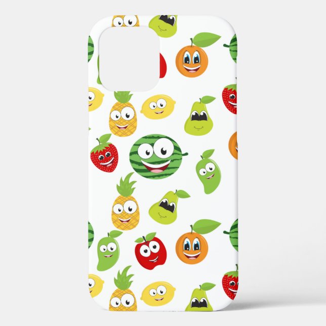 Funny Fruit Gums With Faces Pattern Case-Mate iPhone Case (Back)