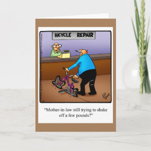 Funny "Fun & Laughs" Blank Greeting Card