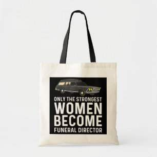 Funny Funeral Director Gift Women Mum Mortician Tote Bag