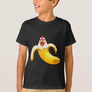Funny Funny Chicken Lovers Banana Boys T-Shirt