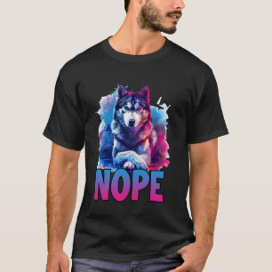 Funny Funny Husky Meme T, perfect Husky walking T T-Shirt