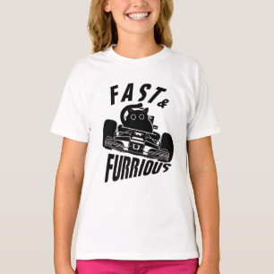 Funny FURRurious car driving cat T-Shirt