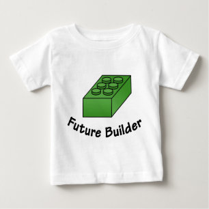 Funny Future Builder - Block Illustrations Baby T-Shirt