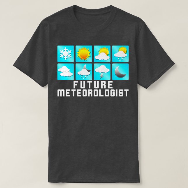Funny Future Meteorologist Storm Chaser Tornado T-Shirt (Design Front)