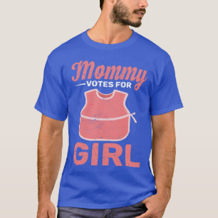 Funny Future Mummy Team Girl Gender Reveal Party T-Shirt