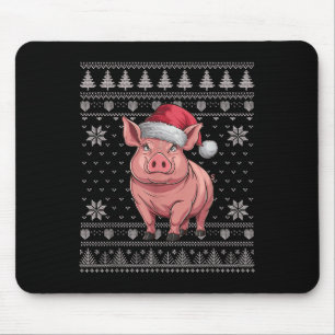 Funny G Ugly Christmas Sweater Santa Xmas Pjs  Mouse Pad