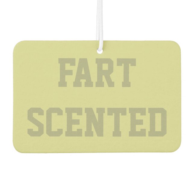 Funny Gag Gift Air Freshener  (Front)