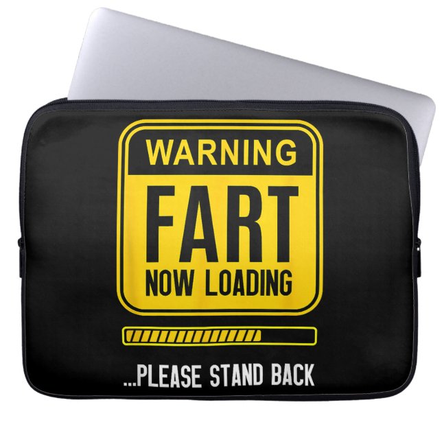 Funny Gag Laptop Sleeve (Front)