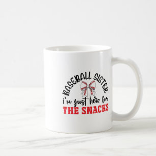 Funny Game Day Bysebyll Sister I'm Just Here For T Coffee Mug