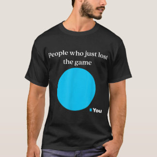Funny game day You Lost the game pie chart  T-Shirt