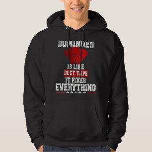 Funny Game Dominoes Tournament National Sport Appa Hoodie