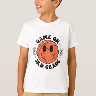 Funny Game On 3rd Grade Sketll First Day Of School T-Shirt