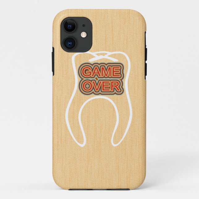 Funny Game Over Case-Mate iPhone Case (Back)