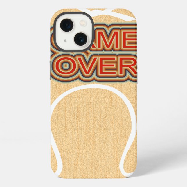 Funny Game Over iPhone Case (Back)