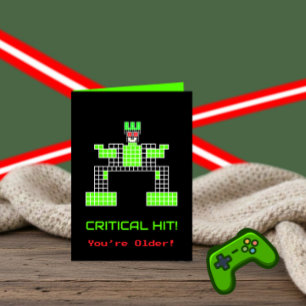 Funny Gamer Birthday Card