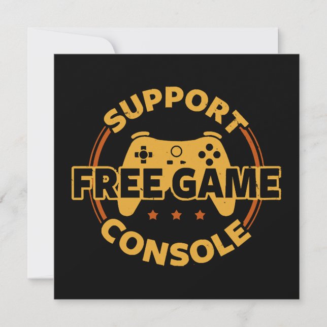 Funny Gamer Console Protest Gaming (Front)