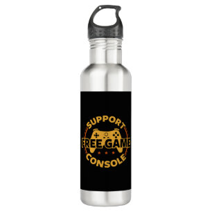 Funny Gamer Console Protest Gaming 710 Ml Water Bottle