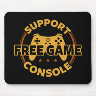 Funny Gamer Console Protest Gaming Mouse Pad