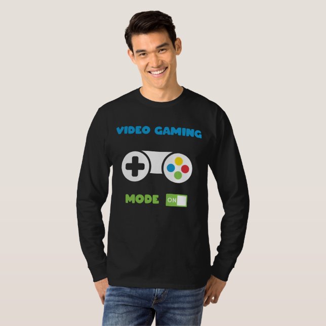 Funny Gamer Gaming Gift T-Shirt (Front Full)