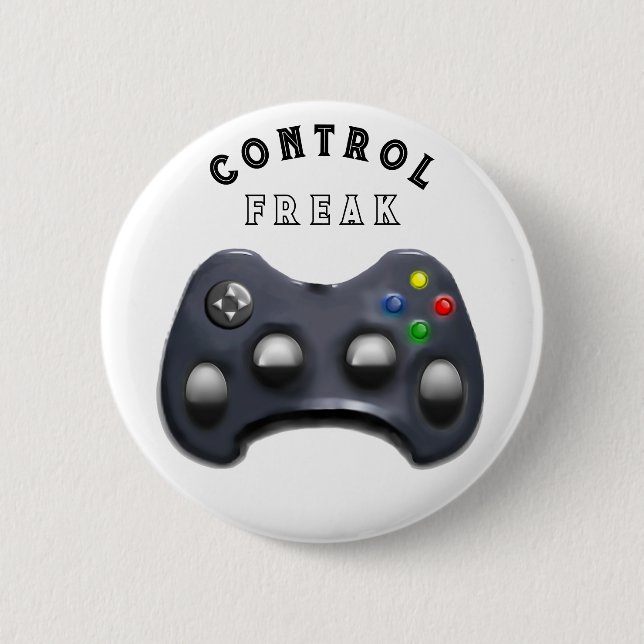Funny Gamer Gift 6 Cm Round Badge (Front)