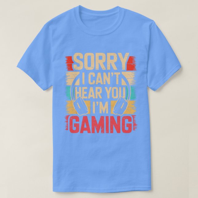 Funny Gamer Graphic Shirt For Teens Boys Men Video (Design Front)