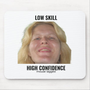 Funny Gamer Mouse Lagged Meme Mouse Pad