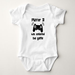 Funny Gamer Pregnancy Announcement Baby Bodysuit