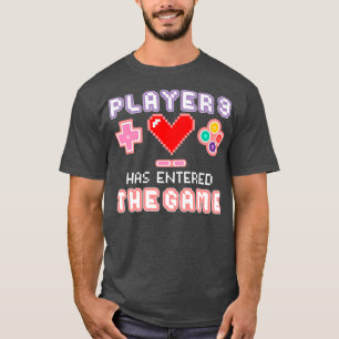 Funny Gamer Pregnancy Announcement for Dad, Mum an T-Shirt