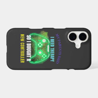 Funny Gamer Quote Controller Graphic iPhone 17