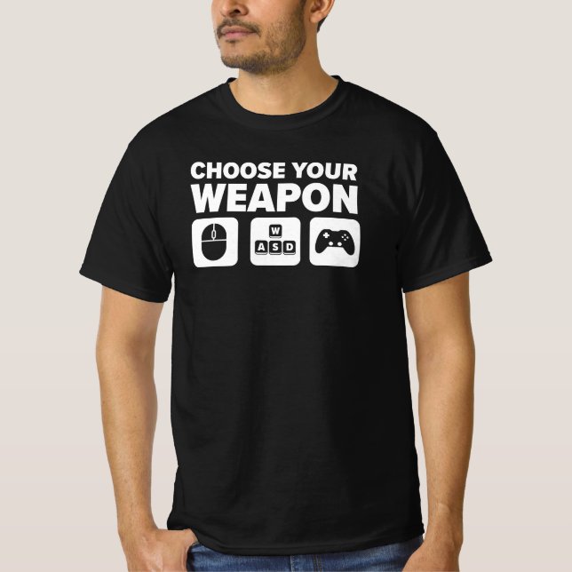 Funny Gamer Quote T-Shirt (Front)