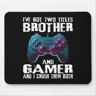 Funny Gamer Sayings For Boys Teens Kids Video Game Mouse Pad