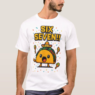 Funny Gamer Taco Six Seven Cinco De Mayo 67 Mexica T-Shirt