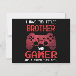 Funny Gamer Vintage Video Games For Boys Brother