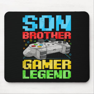 Funny Gamer Vintage Video Games For Boys Brother S Mouse Pad