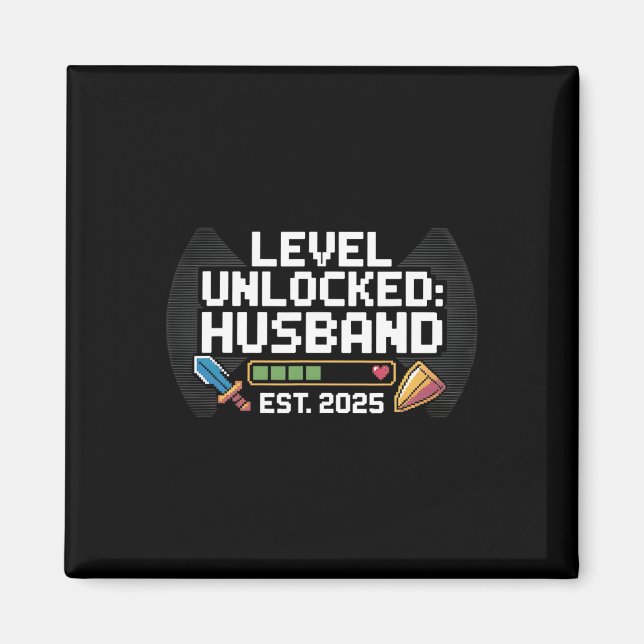 Funny Gamer Wedding Engagement Gift Tee  Magnet (Front)