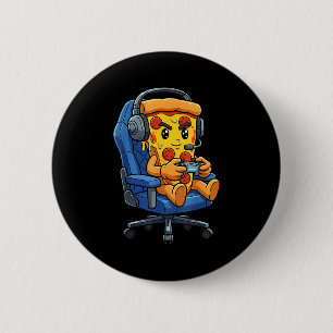 Funny Gamer Zza Gaming Video Game Enthusiast Boys  6 Cm Round Badge