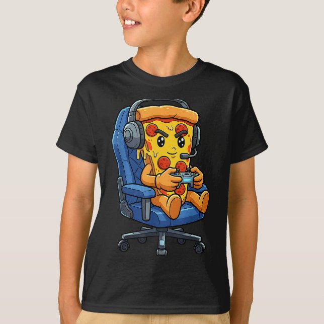 Funny Gamer Zza Gaming Video Game Enthusiast Boys  T-Shirt (Front)
