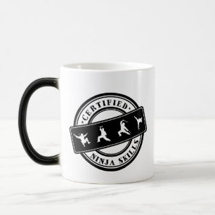 Funny Gamers Mug Certified Ninja Skills