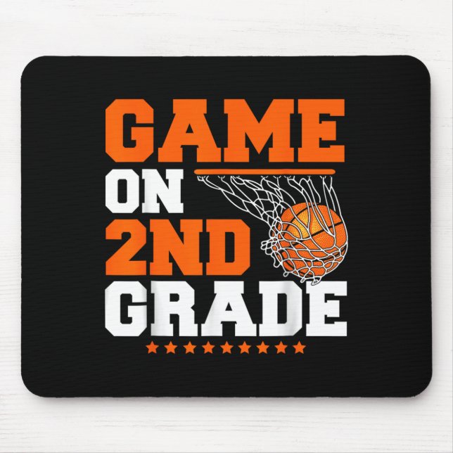 Funny Games On Second Grade Basball First Day Of Mouse Pad (Front)