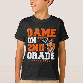 Funny Games On Second Grade Basball First Day Of T-Shirt