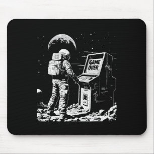Funny Gaming Astronaut Gamer In Space Video Game G Mouse Pad