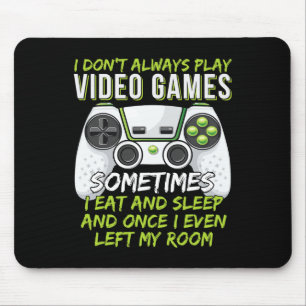 Funny Gaming Boys Girls Men Gamer Video Game 4 Mouse Pad