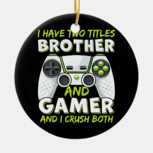 Funny Gaming Boys Girls Men Gamer Video Game  Ceramic Tree Decoration