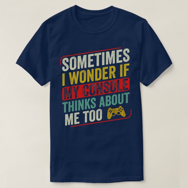 Funny Gaming Console Video Games T-Shirt (Design Front)
