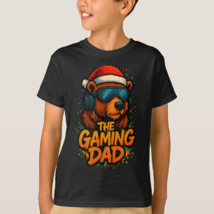 Funny Gaming Dad Christmas Outfit Gamer Gift  T-Shirt