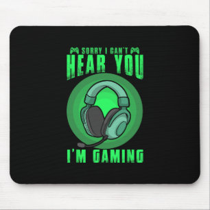 Funny Gaming Gamer Game Controller Video Gaming Fo Mouse Pad