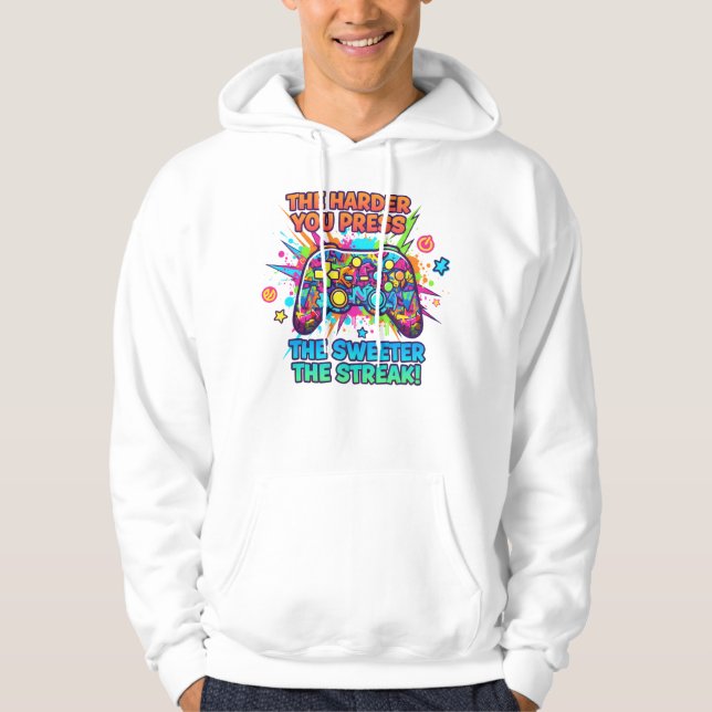 Funny Gaming Gift" Hoodie (Front)