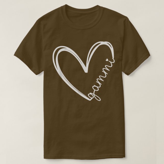 Funny Gammi Heart For Grandma Mother Day Women 126 T-Shirt (Design Front)
